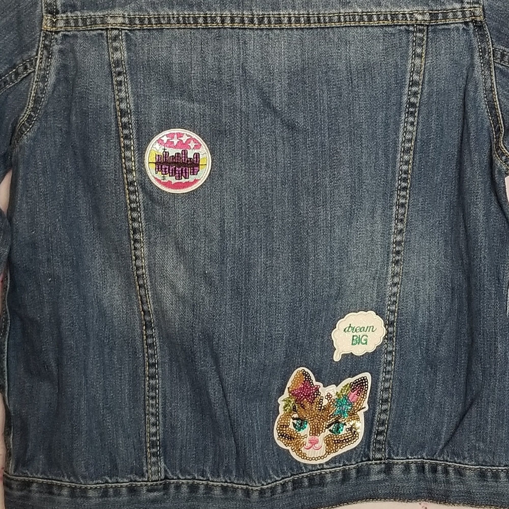 Upcycled Jean Jacket - Picture 4 of 6
